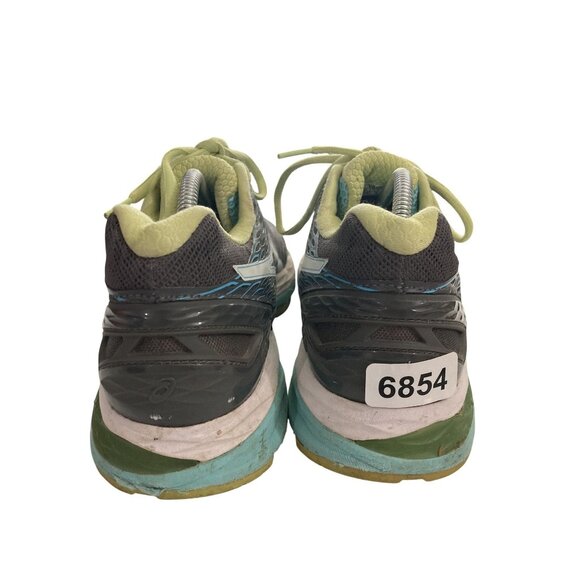 Asics Gel-Nimbus 18 fluidride Women's Size 9 Gray Blue running walking sneakers - Picture 4 of 8